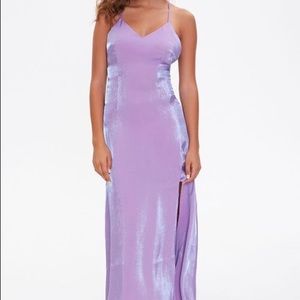 Satin Maxi Slip Dress
